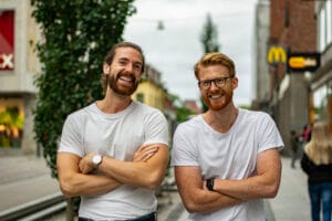 Mikael och Gustav, grundarna av ES Fix-IT Handelsbolag i Borås.
