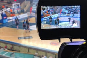 Foto vid ett sportevenemang i Borås.